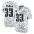 P.Eagles #33 Cooper DeJean Player Arctic Camo Salute to Service Limited Game ROCER Stitched Jerseys