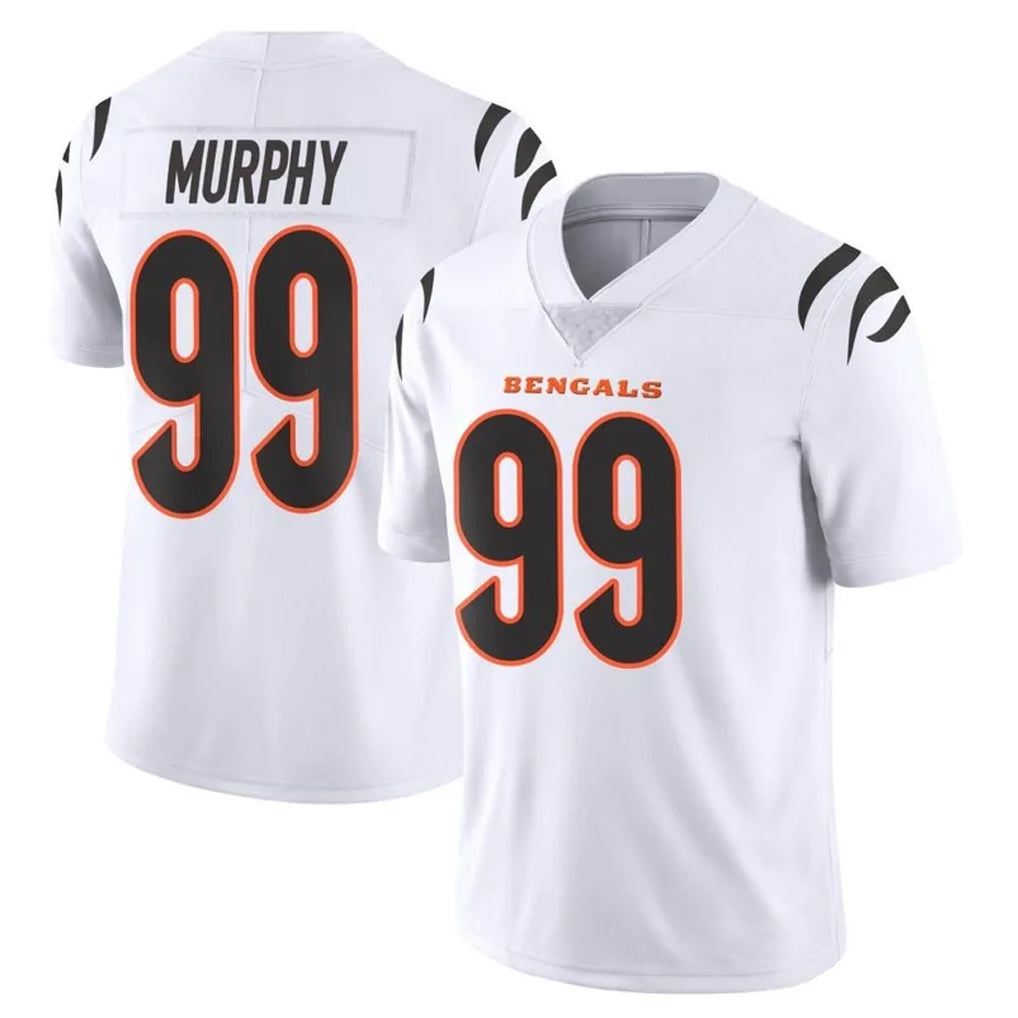 C.Bengals #99 Myles Murphy Player White Vapor Untouchable Limited Home Game ROCER Stitched Jerseys