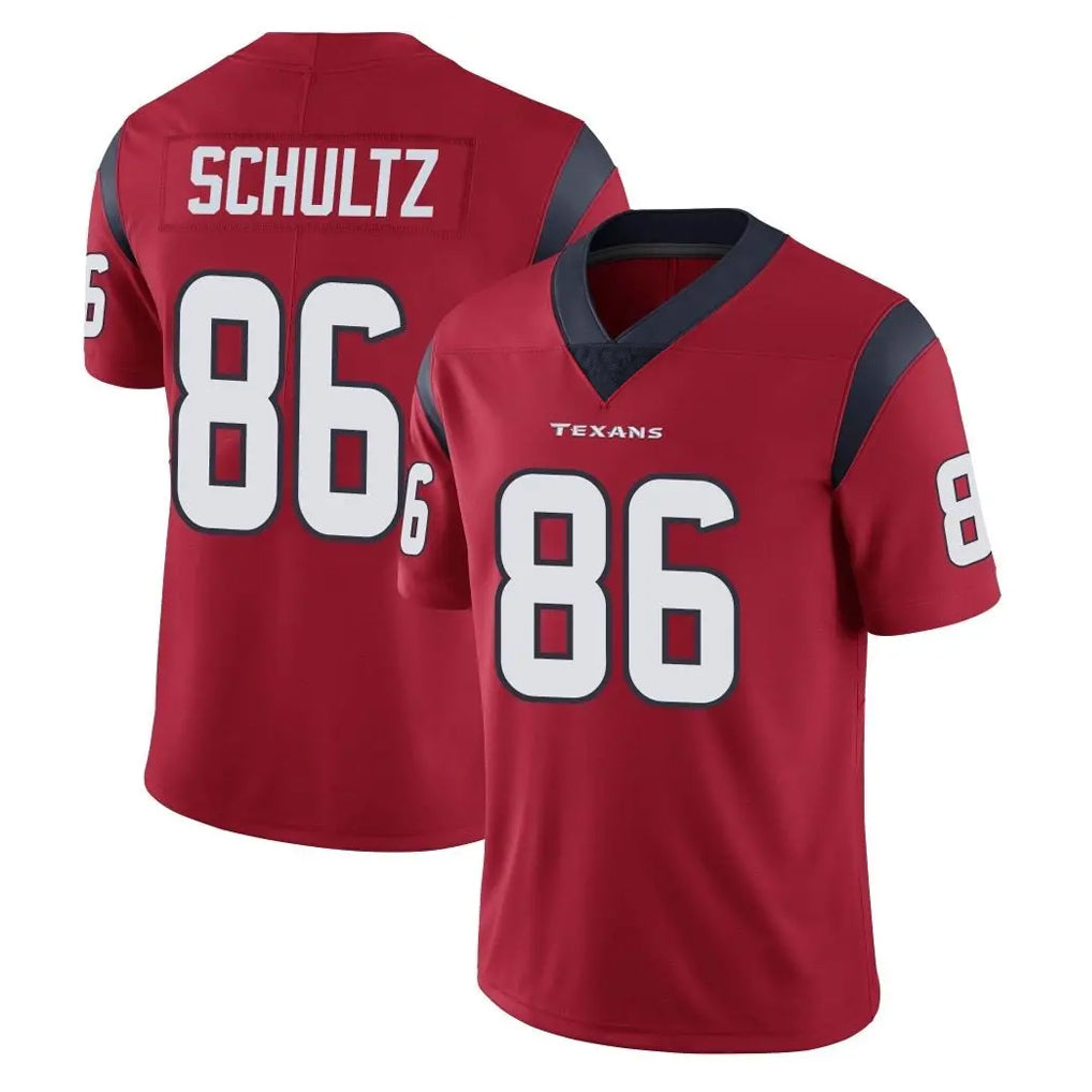 H.Texans #86 Dalton Schultz Player Red Limited Vapor Untouchable Home Game ROCER Stitched Jerseys