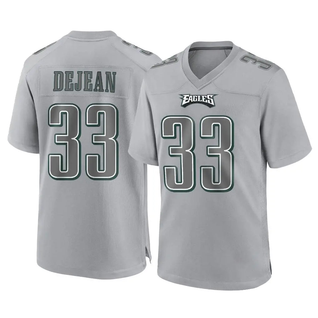P.Eagles #33 Cooper DeJean Player Gray Atmosphere Fashion Home Game ROCER Stitched Jerseys
