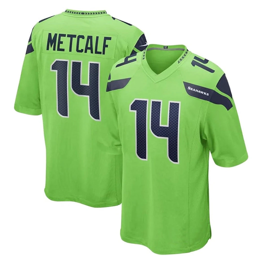 S.Seahawks #14 Sam Darnold Player Green Home Game ROCER Stitched Jerseys