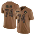A.Cardinals #74 Isaiah Adams Player Brown Limited Salute To Service Game ROCER Stitched Jerseys
