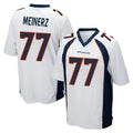 D.Broncos #77 Quinn Meinerz Player White Game ROCER Stitched Jerseys