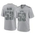P.Eagles #53 Zack Baun Player Gray Atmosphere Fashion Home Game ROCER Stitched Jerseys