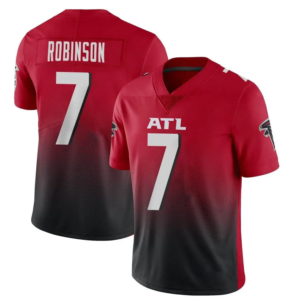 A.Falcons #7 Bijan Robinson Player Red Vapor Untouchable Limited Home Game ROCER Stitched Jerseys