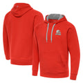 C.Browns ## Browns Blank Player Orange Brushed Carbon Pullover Hoodie Limited ROCER Stitched Jerseys