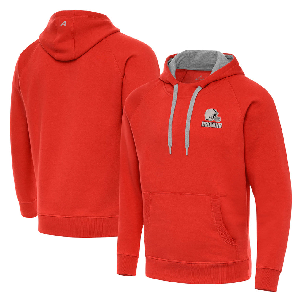 C.Browns ## Browns Blank Player Orange Brushed Carbon Pullover Hoodie Limited ROCER Stitched Jerseys