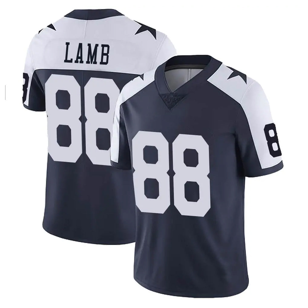 D.Cowboys #88 CeeDee Lamb Player Navy-White Limited Alternate Vapor Untouchable Home Game ROCER Stitched Jerseys