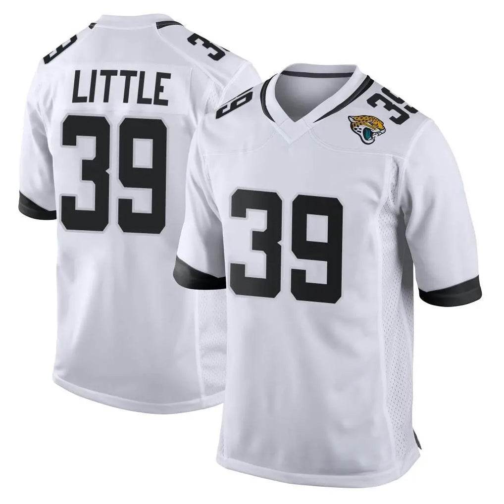 J.Jaguars #39 Cam Little Player White Home Game ROCER Stitched Jerseys