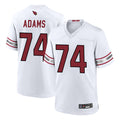 A.Cardinals #74 Isaiah Adams Player White Home Game ROCER Stitched Jerseys