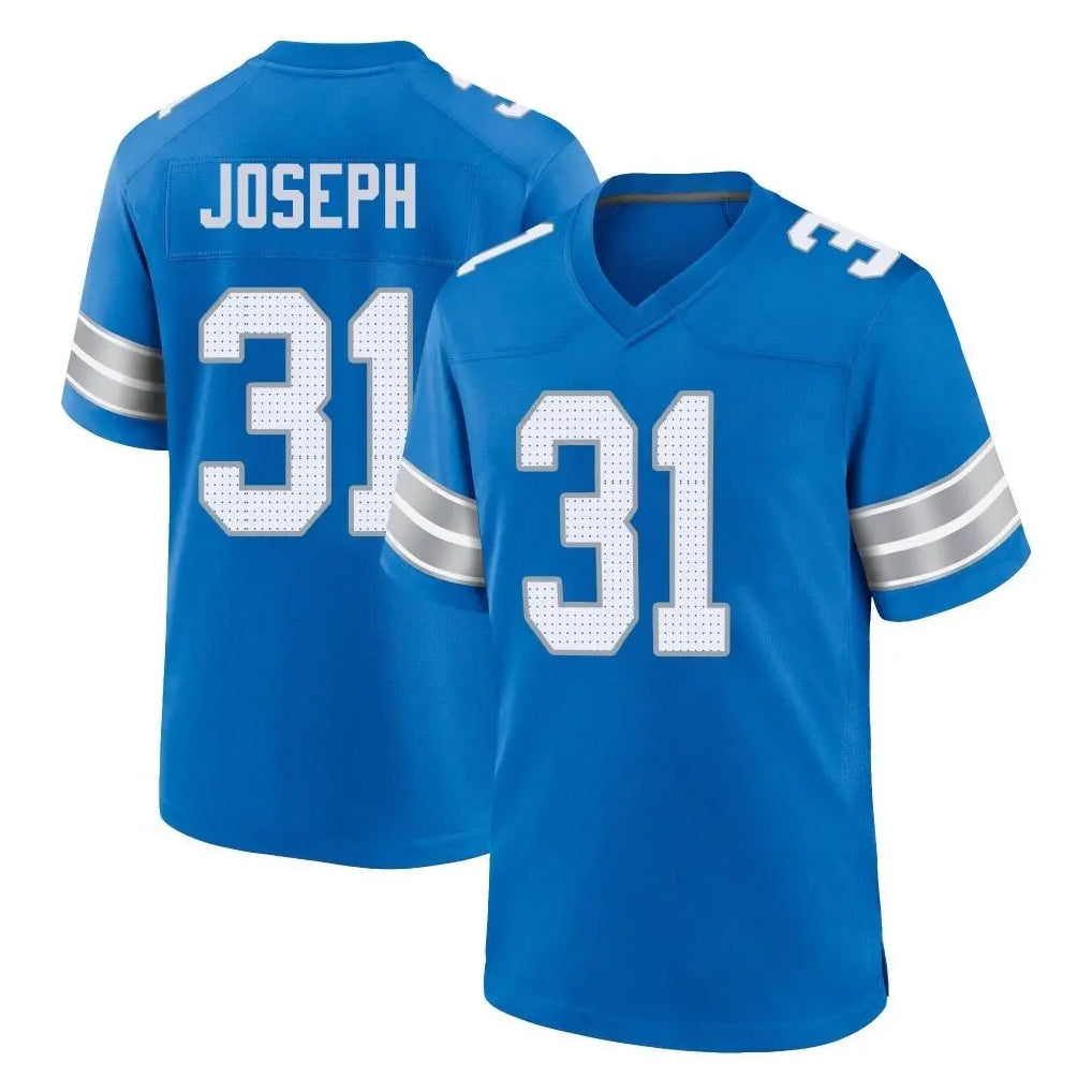 D.Lions #31 Kerby Joseph Player Blue Alternate Home Game ROCER Stitched Jerseys
