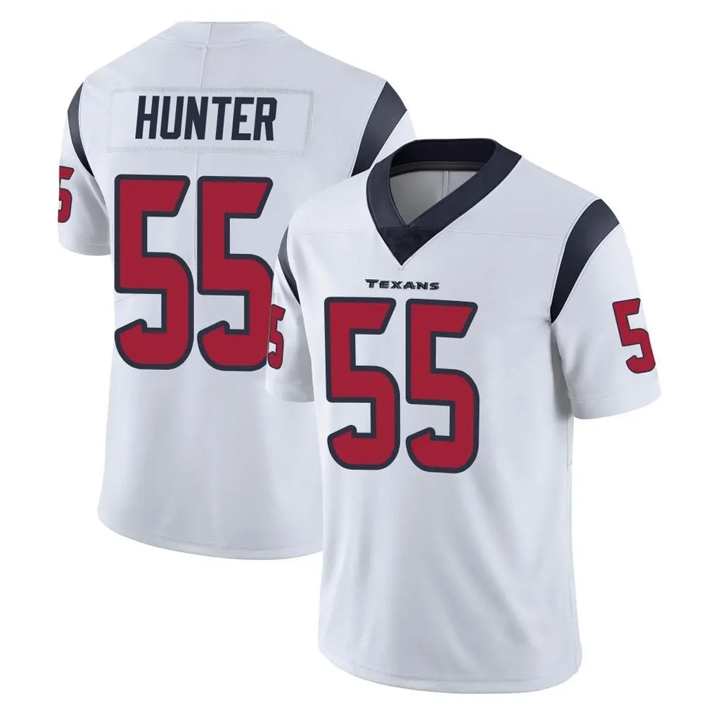 H.Texans #55 Danielle Hunter Player White Limited Vapor Untouchable Home Game ROCER Stitched Jerseys