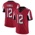 A.Falcons #12 Avieon Terrell Player Red Color Vapor Untouchable Limited Home Game ROCER Stitched Jerseys