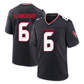 H.Texans #6 Reed Blankenship Player Navy Team Home Game ROCER Stitched Jerseys