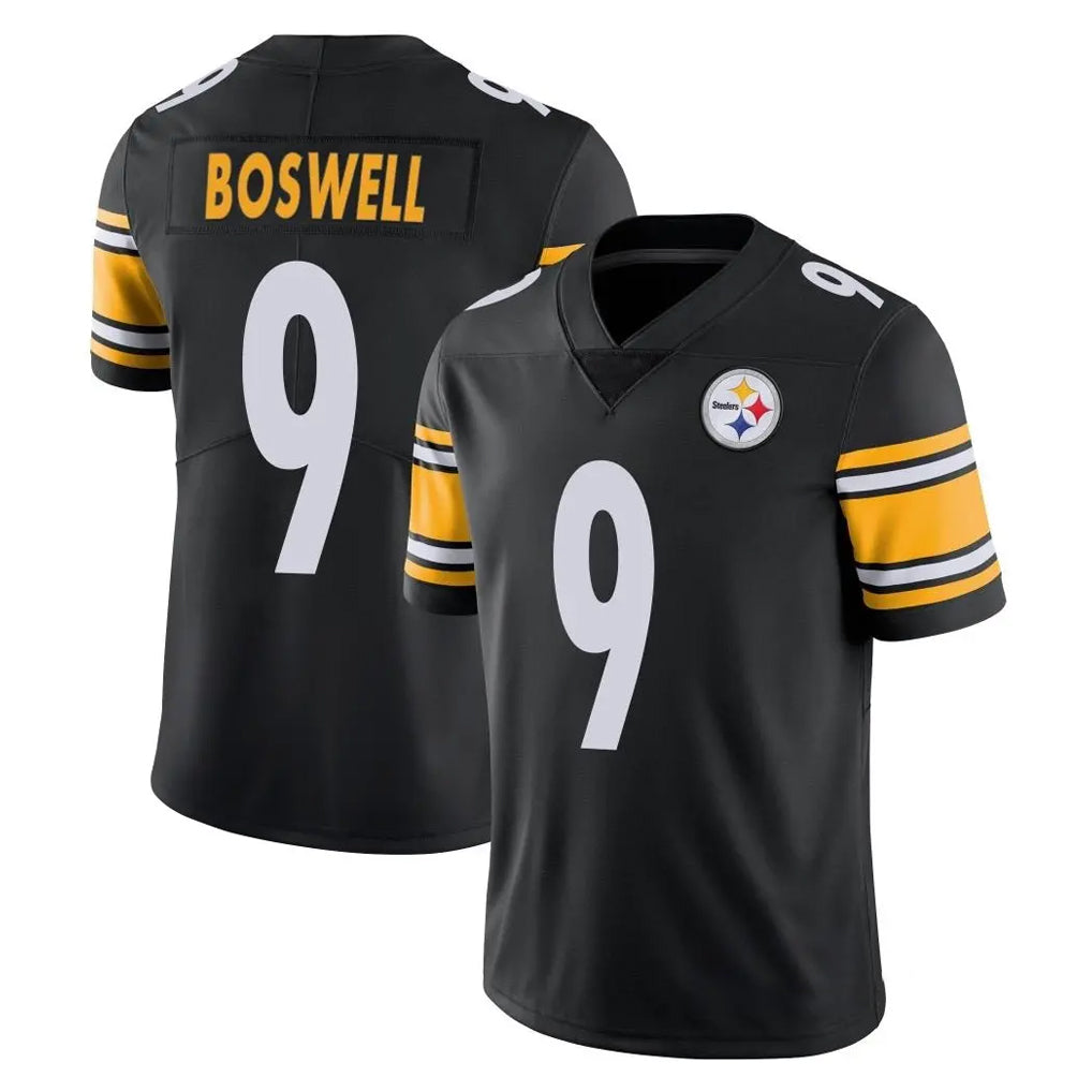 P.Steelers #9 Chris Boswell Player Black Limited Vapor Untouchable Home Game ROCER Stitched Jerseys
