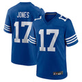 IN.Colts #17 Daniel Jones Player Royal Limited Home Game ROCER Stitched Jerseys