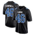D.Lions #46 Jack Campbell Player Black Fashion Home Game ROCER Stitched Jerseys