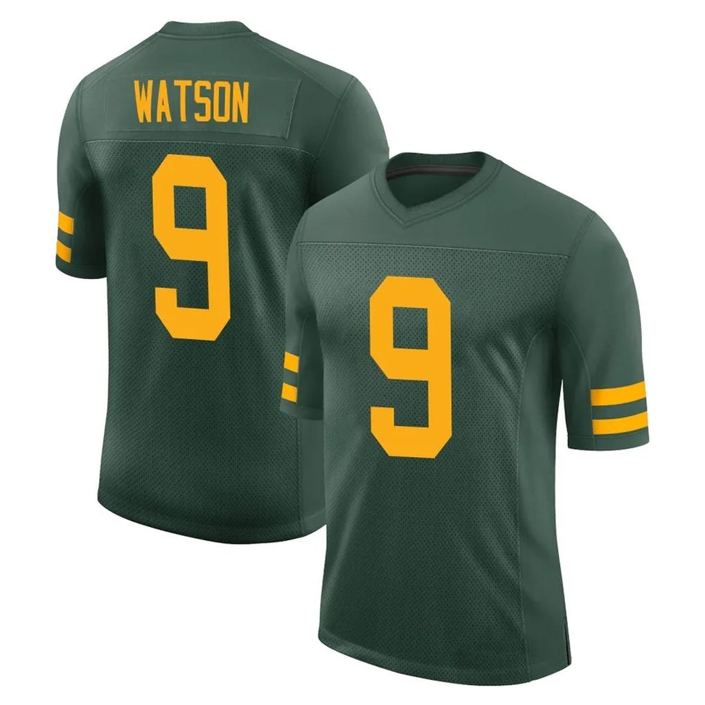 GB.Packers #9 Christian Watson Player Green Alternate Vapor Home Game ROCER Stitched Jerseys