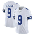 D.Cowboys #9 KaVontae Turpin Player White Vapor Untouchable Limited Home Game ROCER Stitched Jerseys