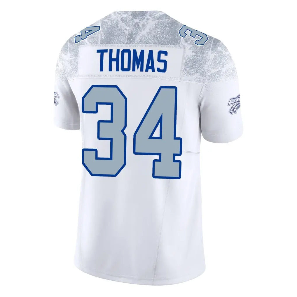 B.Bills #34 Thurman Thomas Player White Rivalries Collection Vapor Limited ROCER Stitched Jerseys