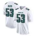P.Eagles #53 Zack Baun Player White Tundra Fashion Home Game ROCER Stitched Jerseys