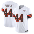 C.Browns #44 Harold Fannin Jr. Player White Limited Vapor F.U.S.E. Alternate Game ROCER Stitched Jerseys