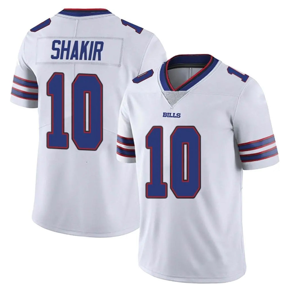 B.Bills #10 Khalil Shakir Player White Vapor Untouchable Limited ROCER Stitched Jerseys