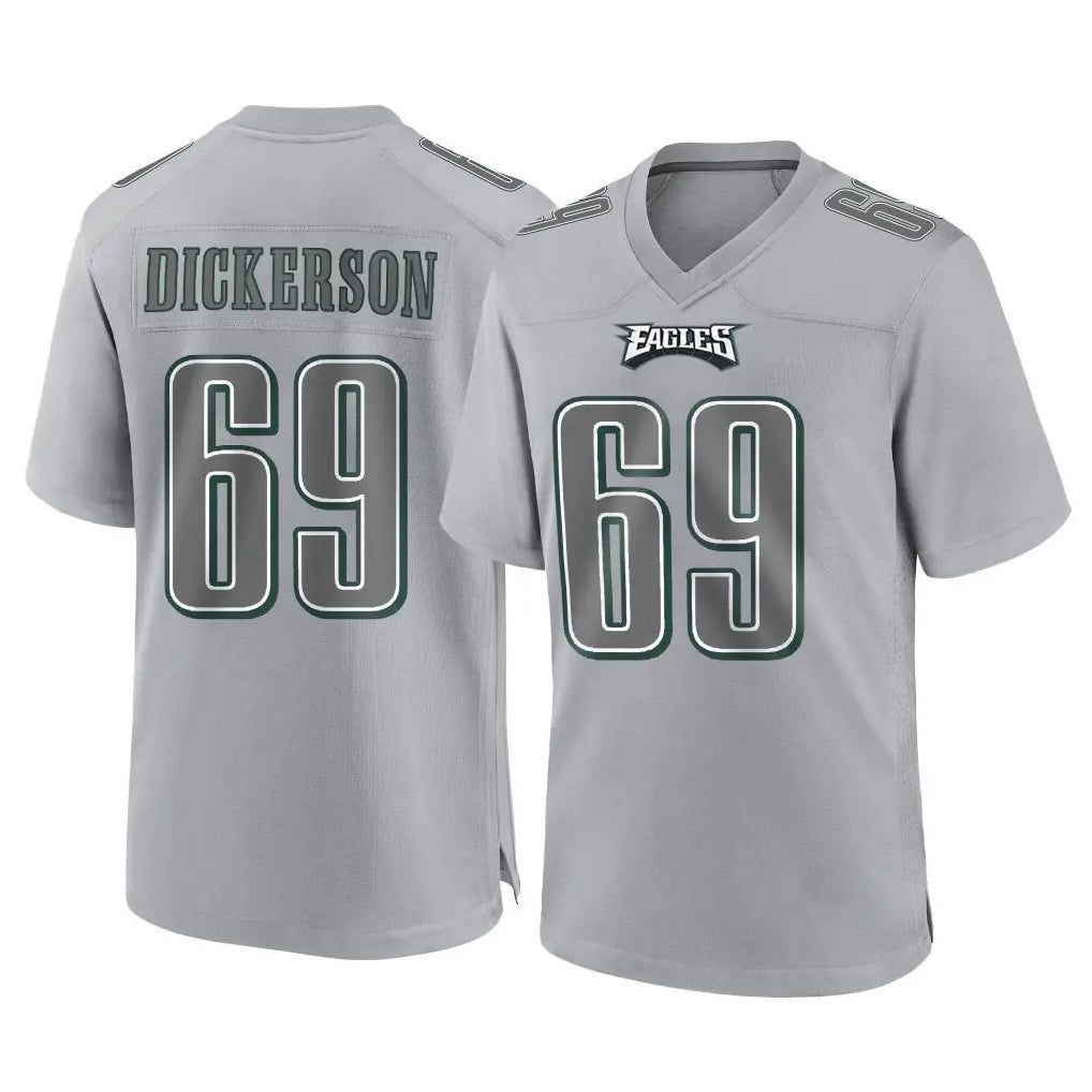 P.Eagles #69 Landon Dickerson Player Gray Atmosphere Fashion Home Game ROCER Stitched Jerseys