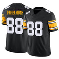 P.Steelers #88 Pat Freiermuth Player Black Limited Alternate Vapor F.U.S.E. Home Game ROCER Stitched Jerseys