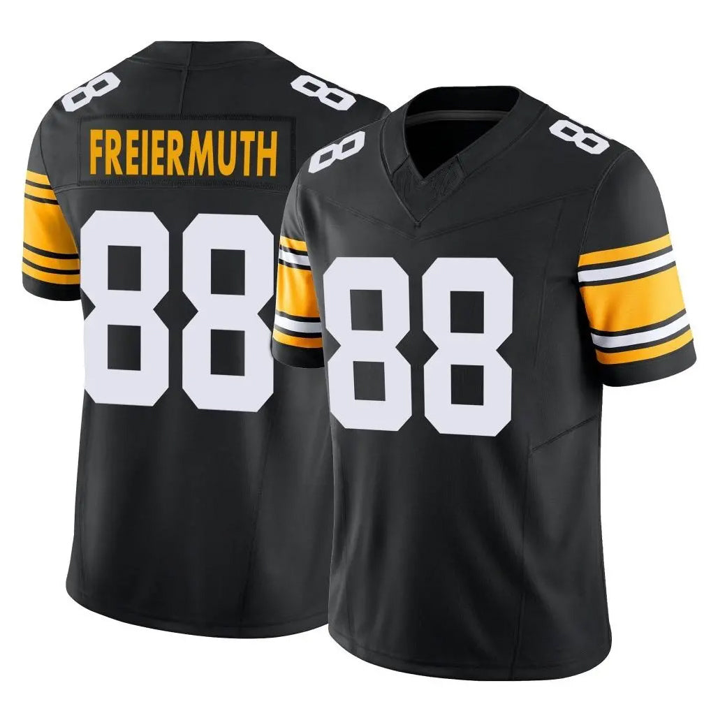 P.Steelers #88 Pat Freiermuth Player Black Limited Alternate Vapor F.U.S.E. Home Game ROCER Stitched Jerseys