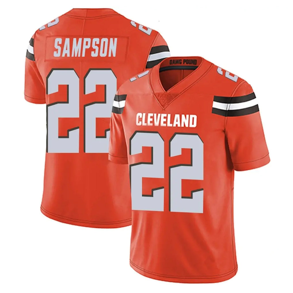 C.Browns #22 Dylan Sampson Player Orange Alternate Vapor Untouchable Limited Home Game ROCER Stitched Jerseys