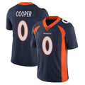 D.Broncos #0 Jonathon Cooper Player Navy Vapor Untouchable Limited Game ROCER Stitched Jerseys