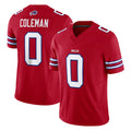 B.Bills #0 Keon Coleman Player Red Vapor F.U.S.E. Jersey Limited Home Game ROCER Stitched Jerseys