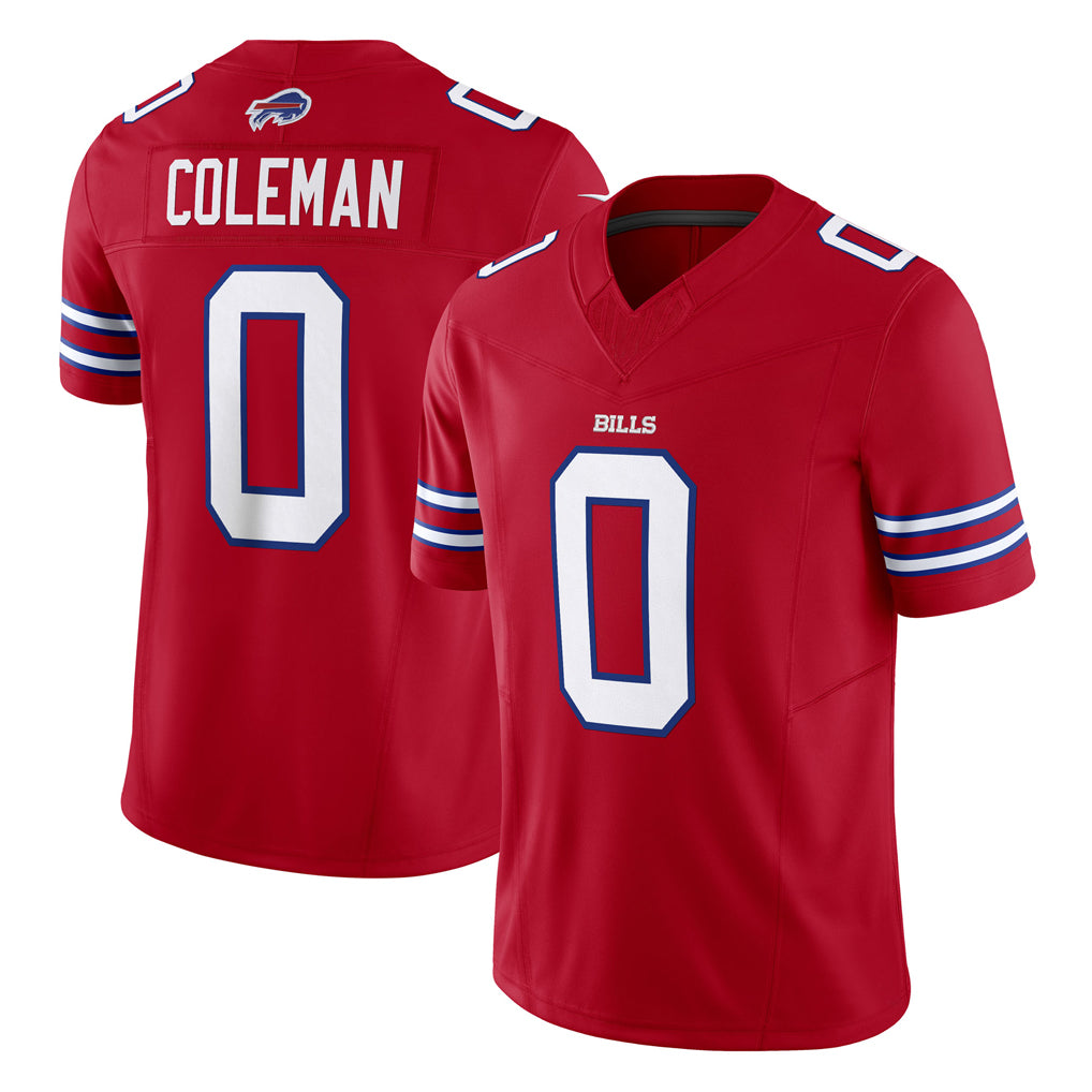 B.Bills #0 Keon Coleman Player Red Vapor F.U.S.E. Jersey Limited Home Game ROCER Stitched Jerseys