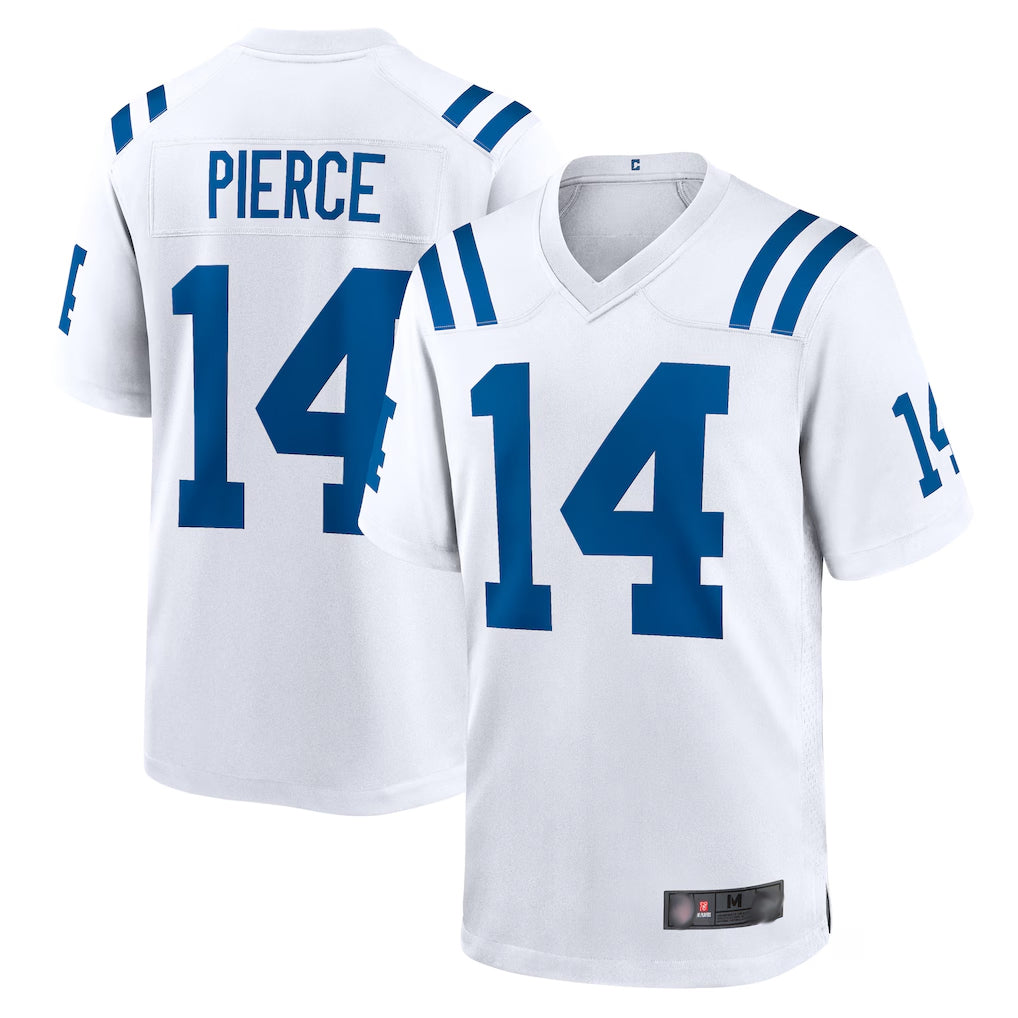 IN.Colts #14 Alec Pierce Player White Home Game ROCER Stitched Jerseys