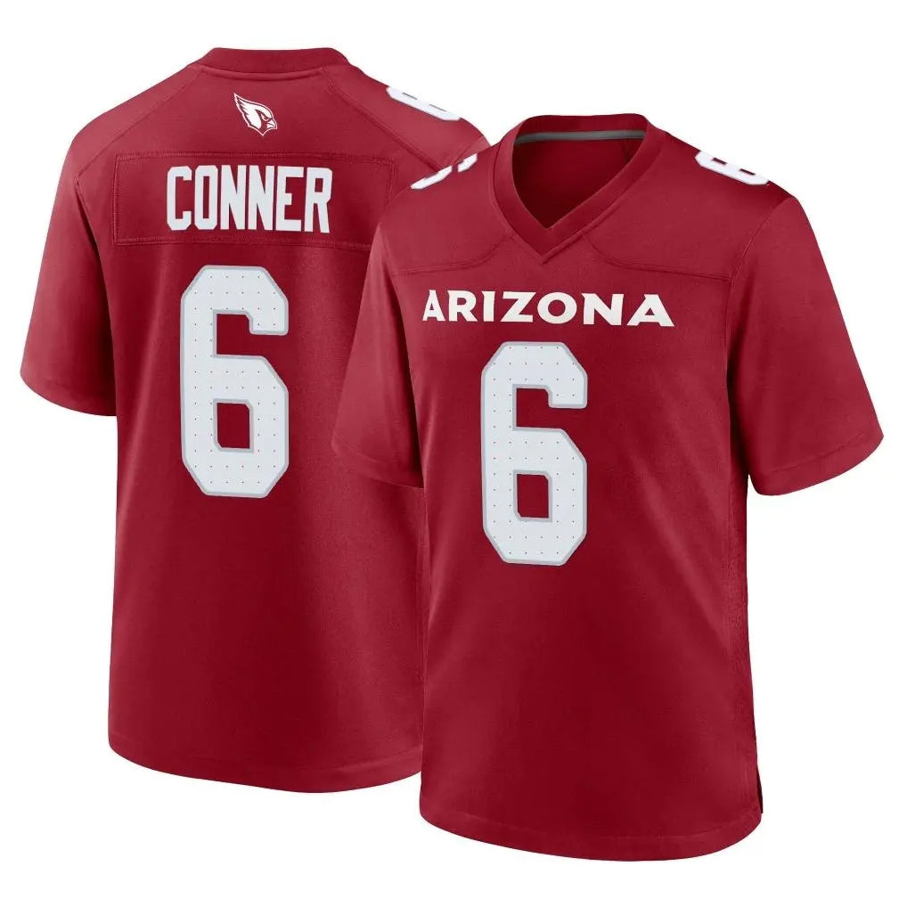 A.Cardinals #6 James Conner Player Cardinal Limited Home Game ROCER Stitched Jerseys