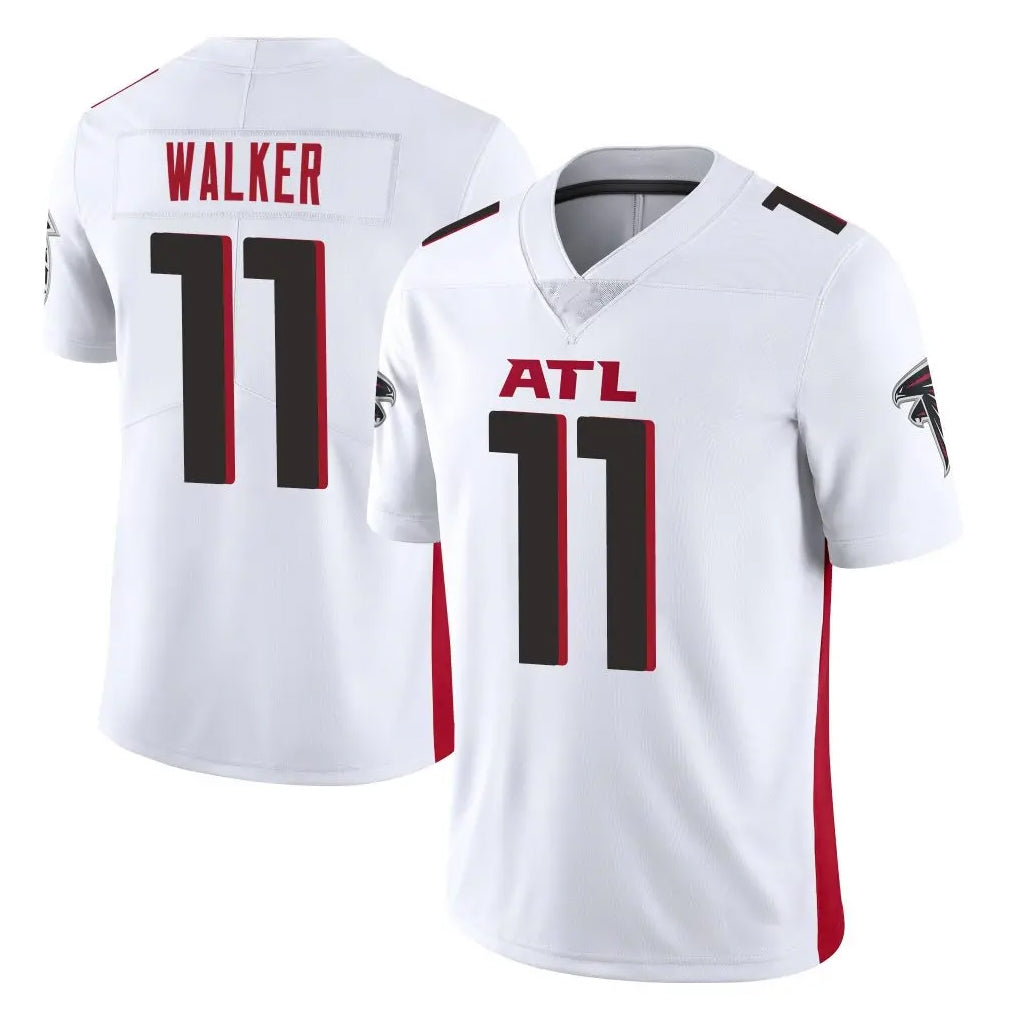 A.Falcons #11 Jalon Walker Player White Vapor Untouchable Limited Home Game ROCER Stitched Jerseys