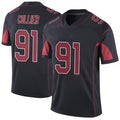 A.Cardinals #91 L.J. Collier Player Black Vapor Limited Elite ROCER Stitched Jerseys