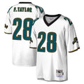 J.Jaguars #28 Fred Taylor?Player White Mitchell & Ness Legacy Home Game ROCER Stitched Jerseys
