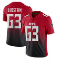A.Falcons #63 Chris Lindstrom Player Red Vapor Untouchable Limited Home Game ROCER Stitched Jerseys