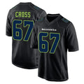 S.Seahawks #67 Charles Cross Player Black Limited Fashion Home Game ROCER Stitched Jerseys