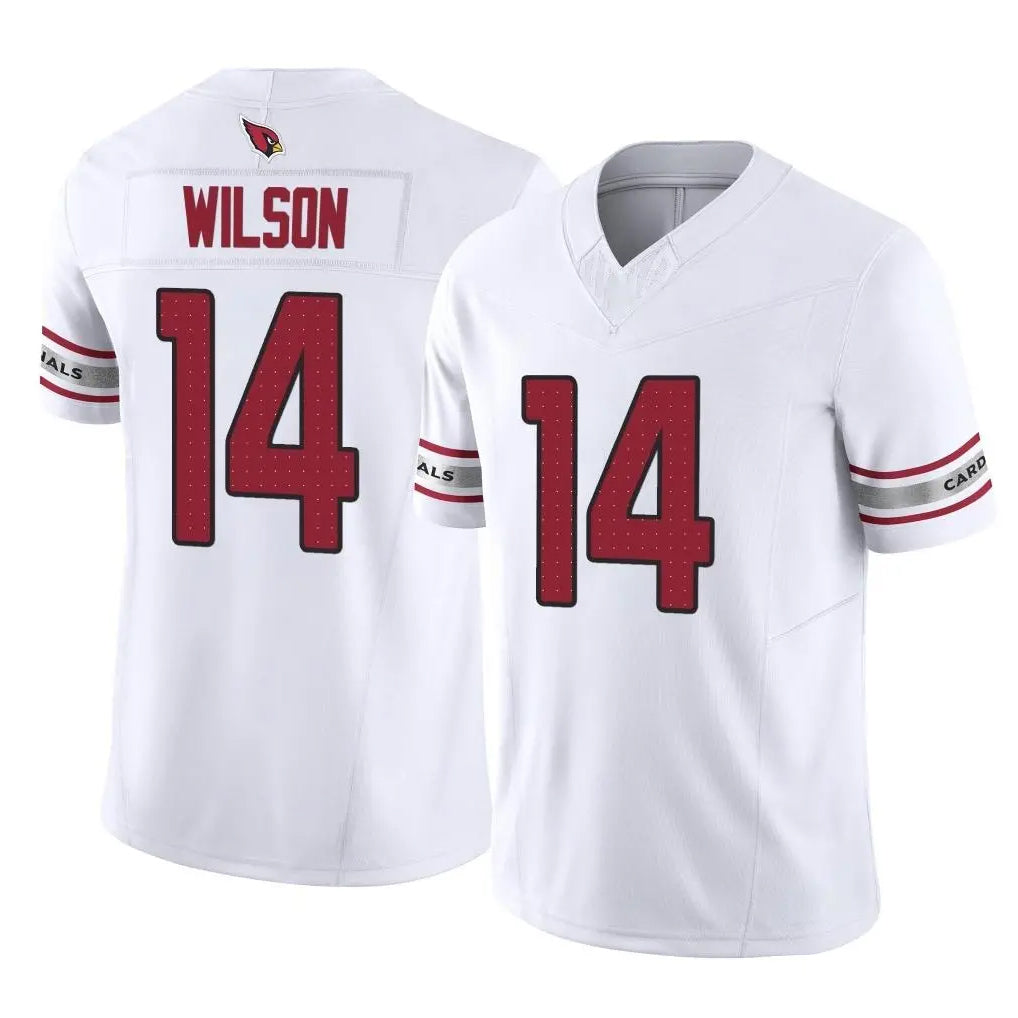A.Cardinals #14 Michael Wilson Player White Vapor F.U.S.E. Limited Home Game ROCER Stitched Jerseys