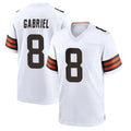 C.Browns #8 Dillon Gabriel Player White Home Game ROCER Stitched Jerseys