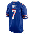 B.Bills #7 Ray Davis Player Royal Home Game ROCER Stitched Jerseys