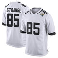 J.Jaguars #85 Brenton Strange Player White Home Game ROCER Stitched Jerseys