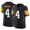 P.Steelers #4 DK Metcalf Player Black Limited Alternate Vapor F.U.S.E. Home Game ROCER Stitched Jerseys