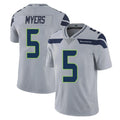 S.Seahawks #5 Jason Myers Player Gray Limited Vapor Untouchable Home Game ROCER Stitched Jerseys