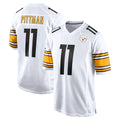 P.Steelers #11 Michael Pittman Jr. Player White Home Game ROCER Stitched Jerseys