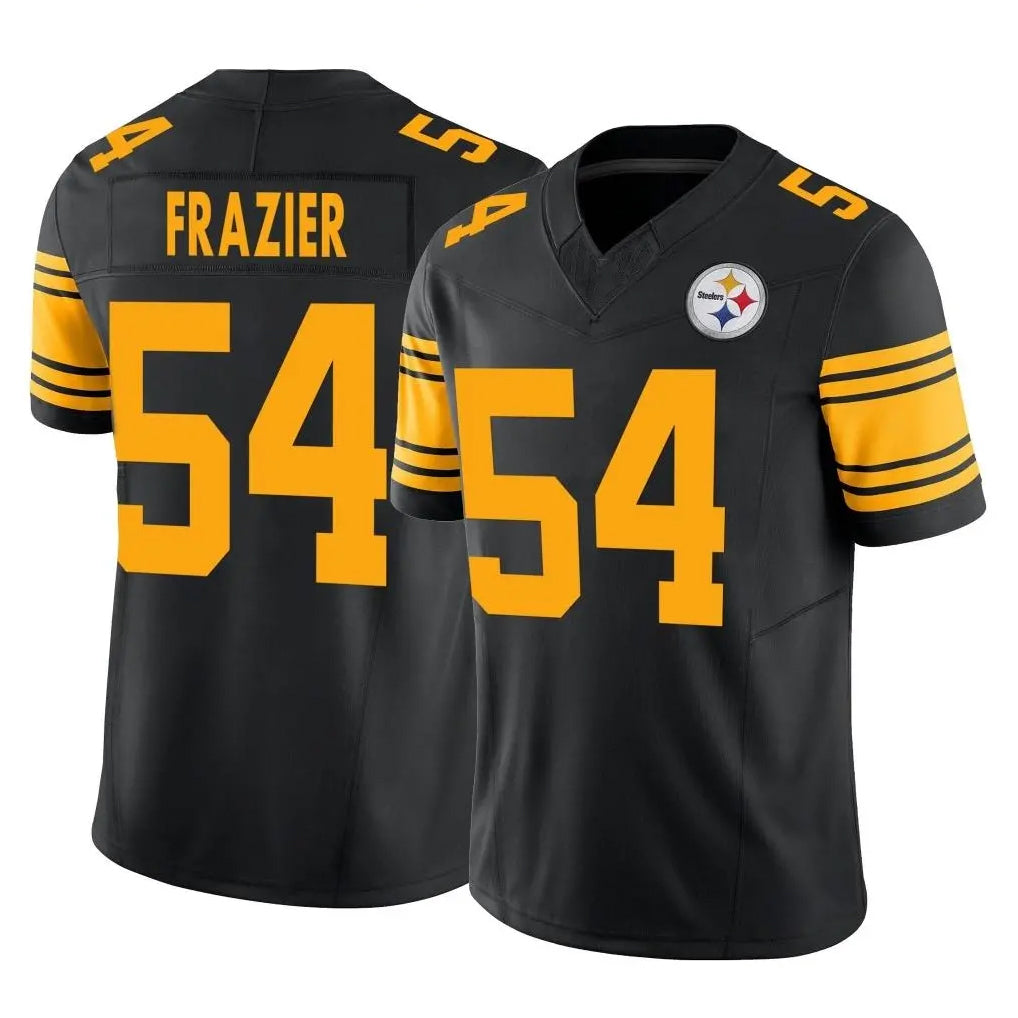 P.Steelers #54 Zach Frazier Player Black Limited 2nd Alternate Vapor F.U.S.E. Home Game ROCER Stitched Jerseys