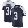 D.Cowboys #3 George Pickens Player Navy-White Limited Alternate Vapor Untouchable Home Game ROCER Stitched Jerseys